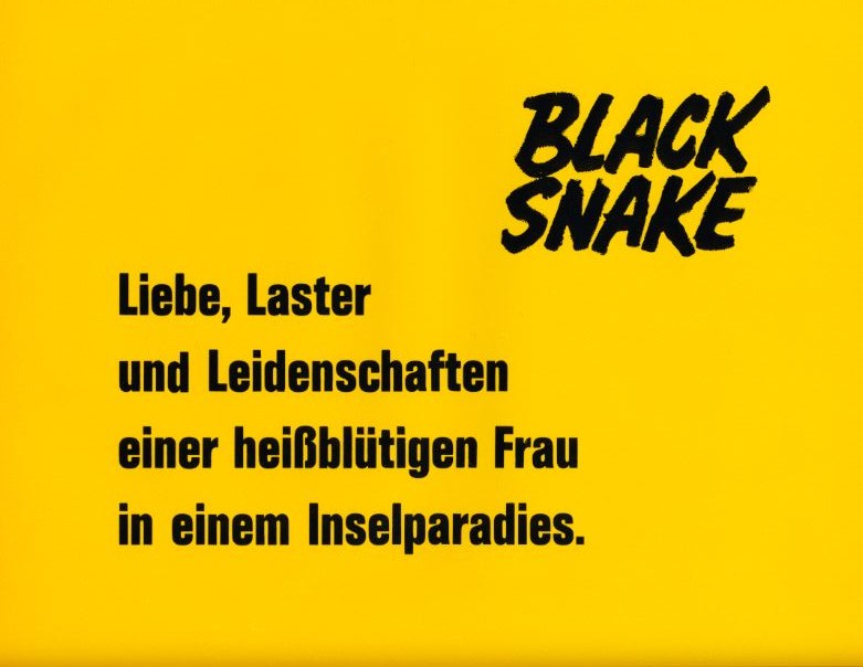 Black Snake ORIG AH Foto Russ Meyer Sklaven Drama HART  
